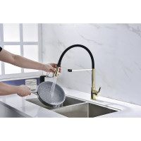 Смеситель для кухни Paulmark HALT золото Ha214021-G