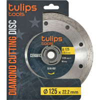 Диск алмазный сплошной 125х2.4х22.2 мм Tulips tools EA10-832