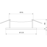 Встраиваемый светильник Elektrostandard 9920 LED, 15W, 4200K, белый a052463
