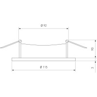 Встраиваемый светильник Elektrostandard 9920 LED, 15W, 4200K, серебро a052479