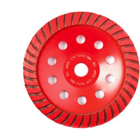Чашка шлифовальная алмазная TURBO 180 мм REDVERG 900401 6627131