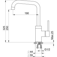 Среднеразмерный смеситель GRANULA GR-0041 базальт