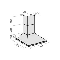 Кухонная вытяжка MBS MAGNOLIA 160 IVORY 5392