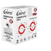 Кабель RIPO, витая пара LAN интернет кабель UTP4 CAT5E 24AWG CCA 001-112002/ 010335