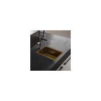 Мойка MELANA ProfLine 1.2/220, сатин, золото, врезная, прямоугольная D5138HG золото