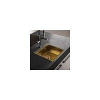 Мойка MELANA ProfLine 3.0/200, сатин, золото, врезная, квадратная D5050HG золото