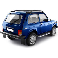 Рейлинги PT Group с попереч. проф.1,35 Серебристый муар Усиленный LADA 4x4 2121 1993 01210702 LNI551501