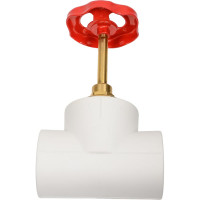 Вентильный кран Blue Ocean полипропиленовый, тип 2 - 40 PPRF/SV-2(W)-40