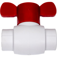 Шаровой кран Blue Ocean полипропиленовый (шар - PPSU) для агрессивных сред - 20 PPRF/BV/PPR/HW-2B(W)-20