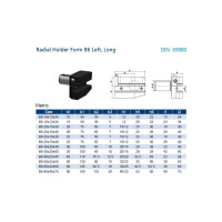 Резцедержатель B6-40х25х44 Prosaers 20492