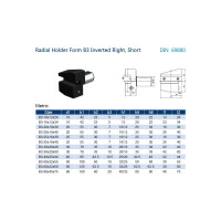 Резцедержатель B3-40x25x44 Prosaers 20502