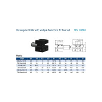 Резцедержатель D2-40x25x72 Prosaers 20510