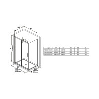 Душевая дверь Ravak BLSPS-80 профиль блестящий стекло прозрачное, X9BM40C00Z1 00000068954