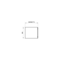 Боковая панель Ravak CHROME 75 белая CZ74130A00 00000030641