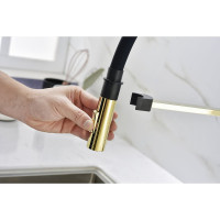 Смеситель для кухни Paulmark HALT золото Ha214021-G