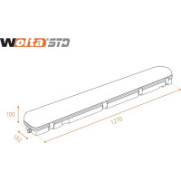 Светильник WOLTA STD LED 32Вт 6500К IP65 Матовый 4100лм ДСП11-32-001-6К