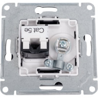 Розетка TV+RJ45 Systeme Electric AtlasDesign Мокко категории 5E ATN000689