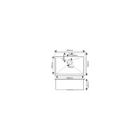 Мойка MELANA ProfLine 3.0/220, сатин, золото, врезная, прямоугольная D6045HG золото