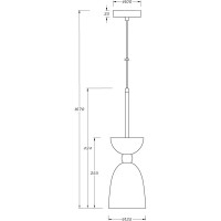 Подвесной светильник Maytoni Cloches MOD113PL-01W