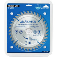 Диск пильный по дереву (250х32-30 мм; 36 зубов) Vertextools 250-36-32