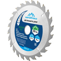 Диск пильный по дереву (235х32-30 мм; 24 зуба) Vertextools 235-24-32