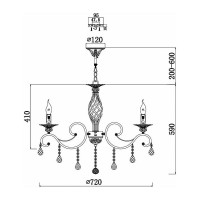 Люстра Maytoni Grace RC247-PL-08-R