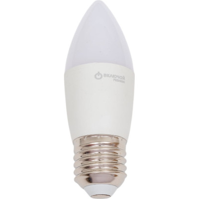 Включай Лампа светодиодная 10W E27 свеча 4000K 220V LED PREMIUM C37-10W-E27-W 1003887