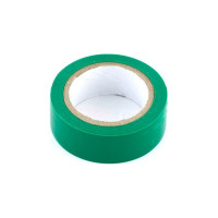 Изоляционная ПВХ лента DolleX PVC, зеленая, 19 мм х 9,10 м, 10 шт. ET10-GRN