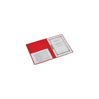 Папка 50 шт в упаковке Attache F611/07 с зажимом 17 мм красная 33179