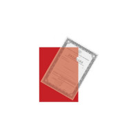 Прозрачная папка-уголок Attache ПУ-001-ПП 120 мкр жесткий пластик А4 красная 20 шт в упаковке 627962