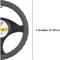 Чехол на руль Heyner дырчатый, серый, 37-39 см 600200