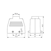 Пустой кожух Emas EBM10GU30