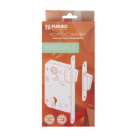 Врезной магнитный замок Fuaro 5300-M-C под ЦМ AB, бронза 42081