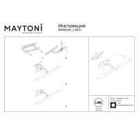Настенная подсветка Maytoni Fino MIR003WL-L16CH