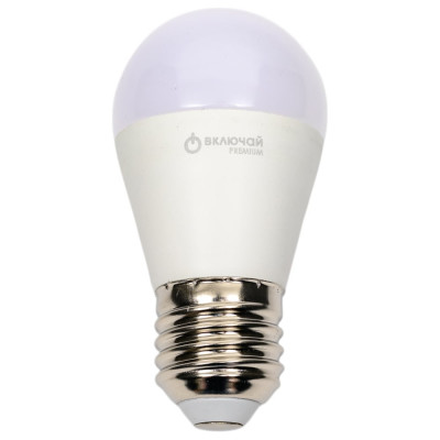 Светодиодная лампа Включай 10W E27 шарик 3000K 220V LED PREMIUM G45-10W-E27-N 1003906
