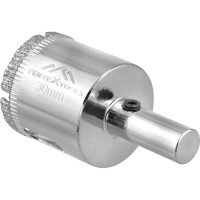 Коронка с центрирующим сверлом по стеклу и керамике (30х55 мм) Vertextools 336-30-55