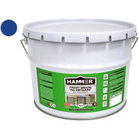 Грунт-эмаль по металлу HAMMER 3в1 б/с синяя 10 кг ЭК000130151