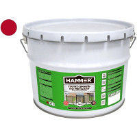 Грунт-эмаль по металлу HAMMER 3в1 б/с красная 10 кг ЭК000130150