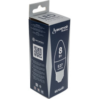 Светодиодная лампа Включай 8W E27 свеча 4000K 220V LED PREMIUM C37-8W-E27-W 1003881