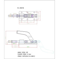 Зажим шатунного типа HS CLAMP HS-30607-M
