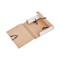 Архивная папка Attache крафт/коленкор 8 см, 4 завязки 23855