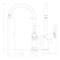 Смеситель для кухни Lemark Minima LM3805C