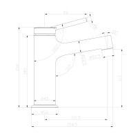 Смеситель для раковины Lemark Minima LM3806C