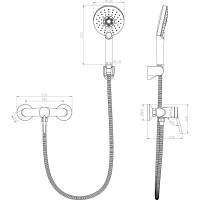 Смеситель для душа Lemark Minima LM3803C