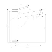 Смеситель для раковины Lemark Minima LM3837C