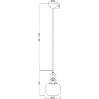 Подвесной светильник Maytoni Tone P003PL-01BZ