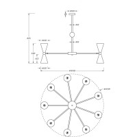 Подвесной светильник Maytoni Vesper MOD108PL-18WG