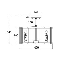 Люстра Maytoni, Solar MOD087CL-04G