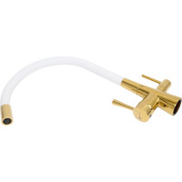 Смеситель для кухни Lemark Comfort с подключением к фильтру с питьевой водой LM3075G-White