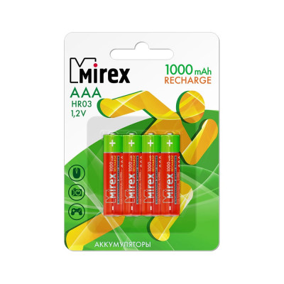 Аккумулятор Mirex 23702-HR03-10-E4